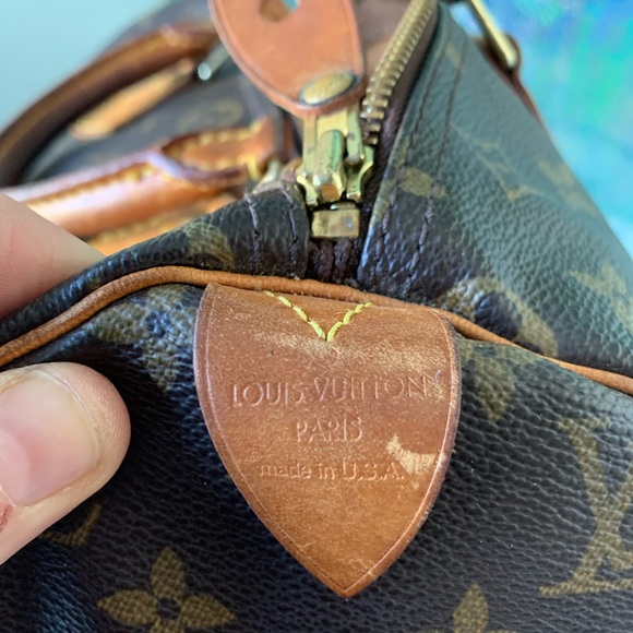 Louis Vuitton Brown Satchel with Iconic Monogram - Picture 9 of 14